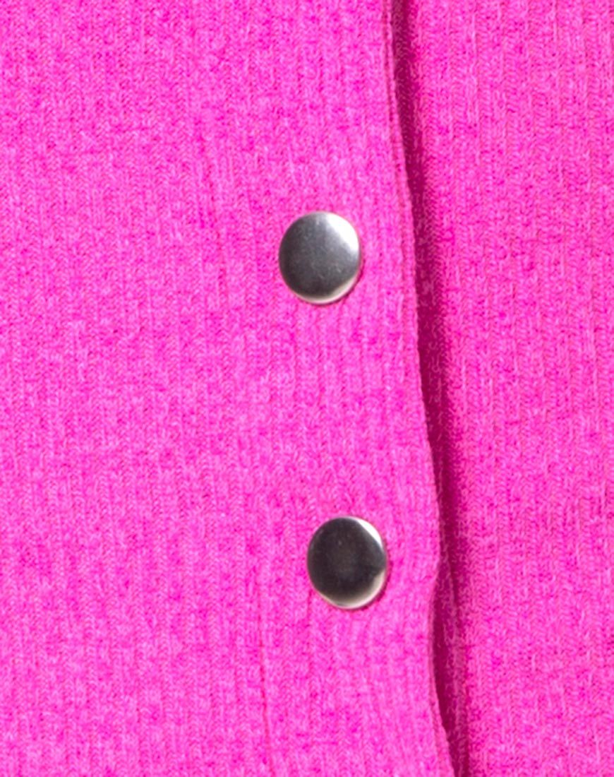 Imagen de Shay Bodycon Dress in Knit Crink Hot Pink