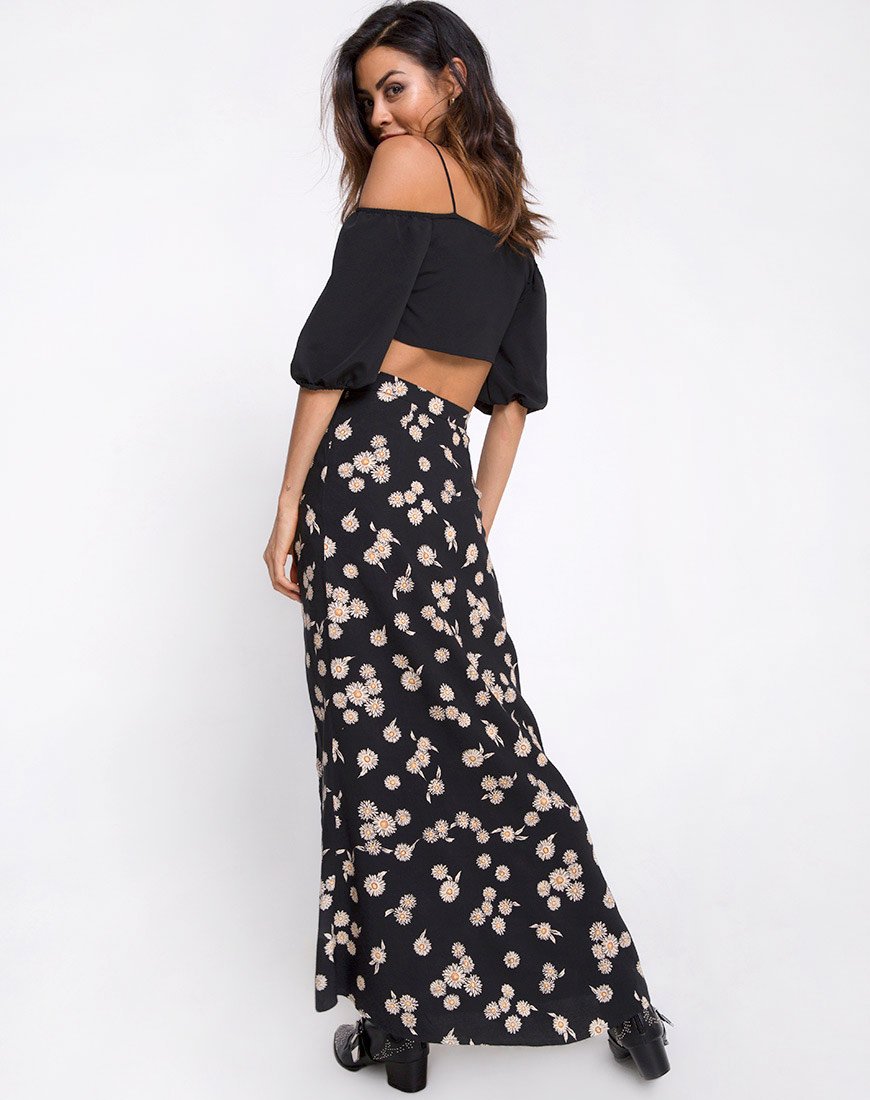 Imagen de Shayk Maxi Skirt in Grunge Daisy Floral