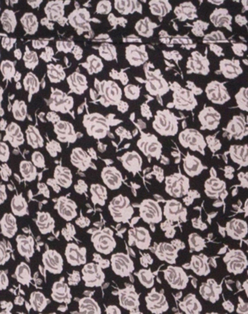 Imagen de Shayk Maxi Skirt in Ditsy Rose Negro