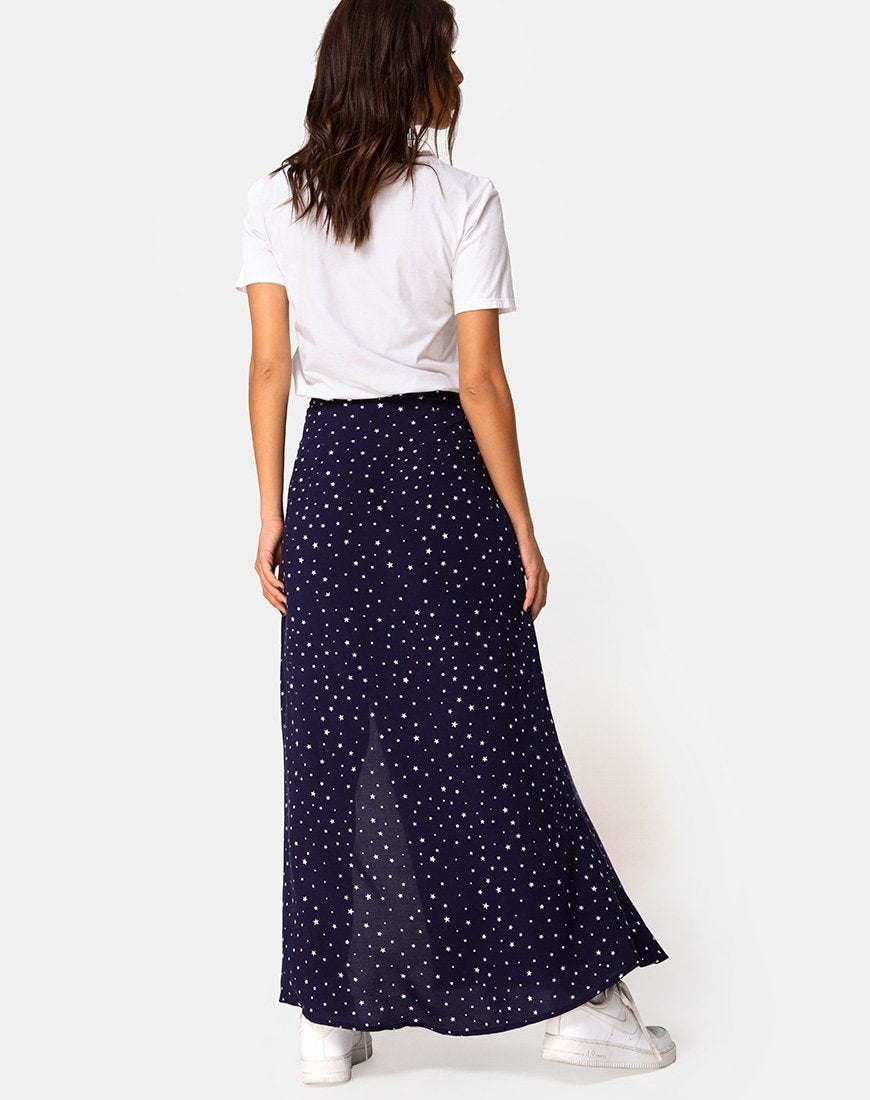 Imagen de Shayk Maxi Skirt in Starstruck Navy
