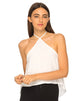 Imagen de Shea Halter Swing Crop Top en Blanco