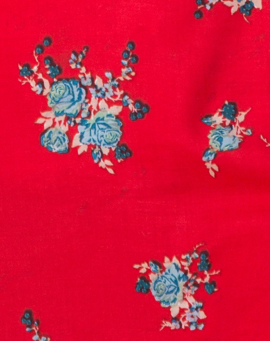Imagen de la falda Sheny en rojo rosa soi