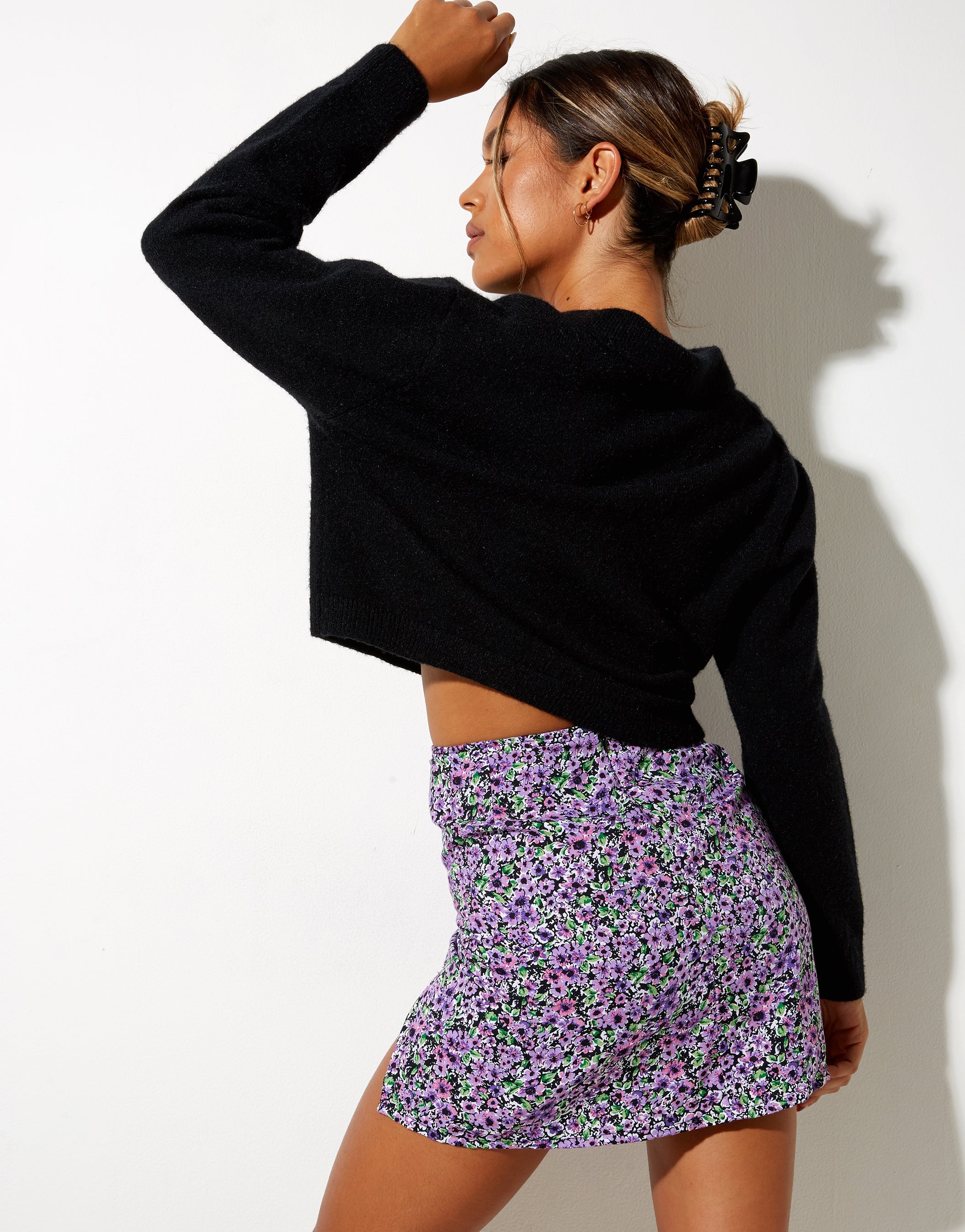 Imagen de la minifalda Sheny en Flor de Lila