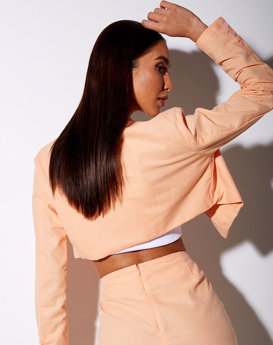 Imagen de Noly Cropped Blazer en Soft Cantaloupe