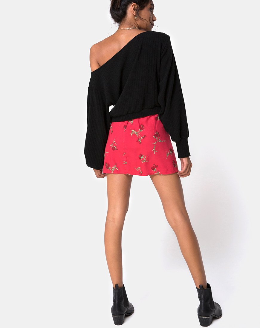 Imagen de la minifalda Sheny en rosa rojizo