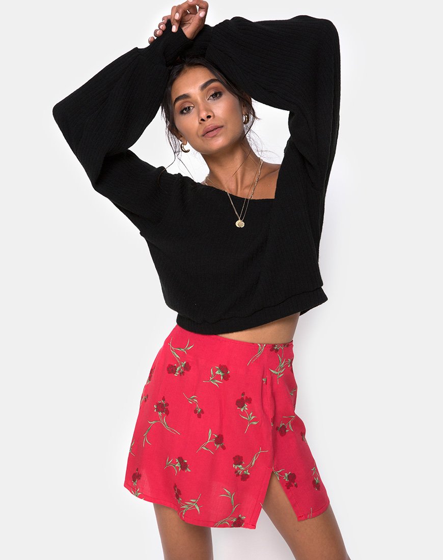 Imagen de la minifalda Sheny en rosa rojizo