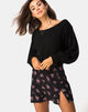 Imagen de la falda Sheny en Sohey Rose Negro