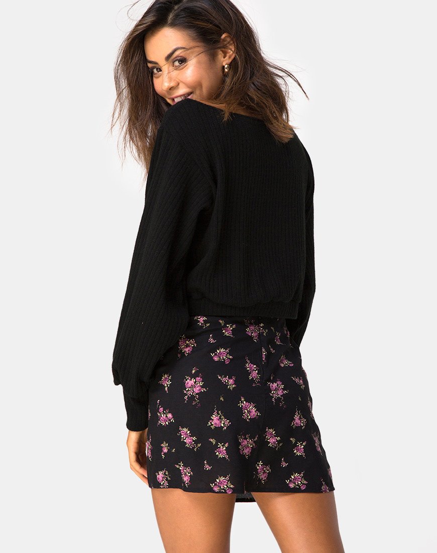 Falda Sheny en Sohey Rose Negro