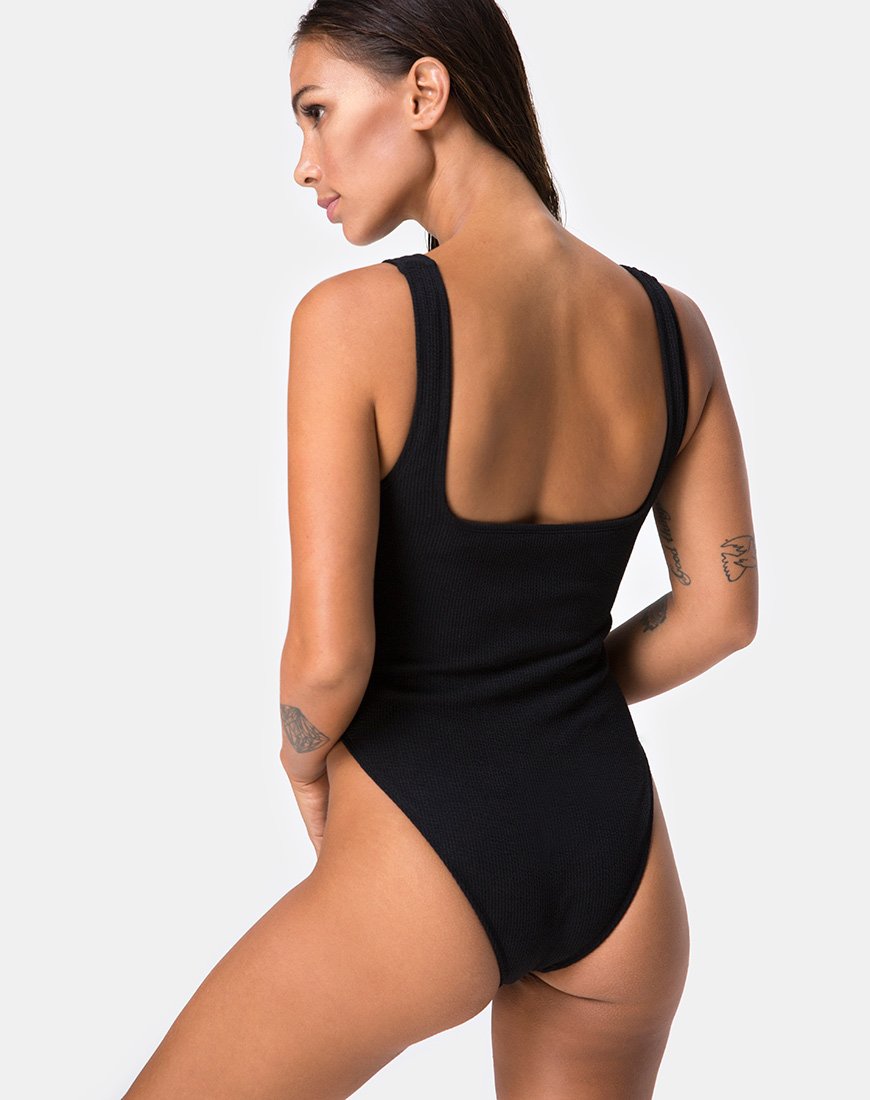 Imagen del bañador Shila Cutout en negro Hebilla
