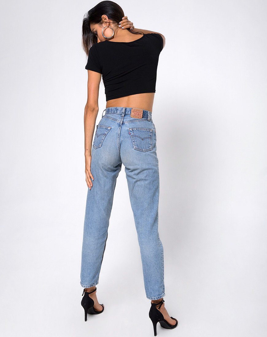 Imagen de Shim Cutout Crop Top en negro