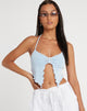 imagen de Shima Top en Crepé Azul Bebé