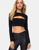 Imagen de Shimla Cutout Crop Top en negro
