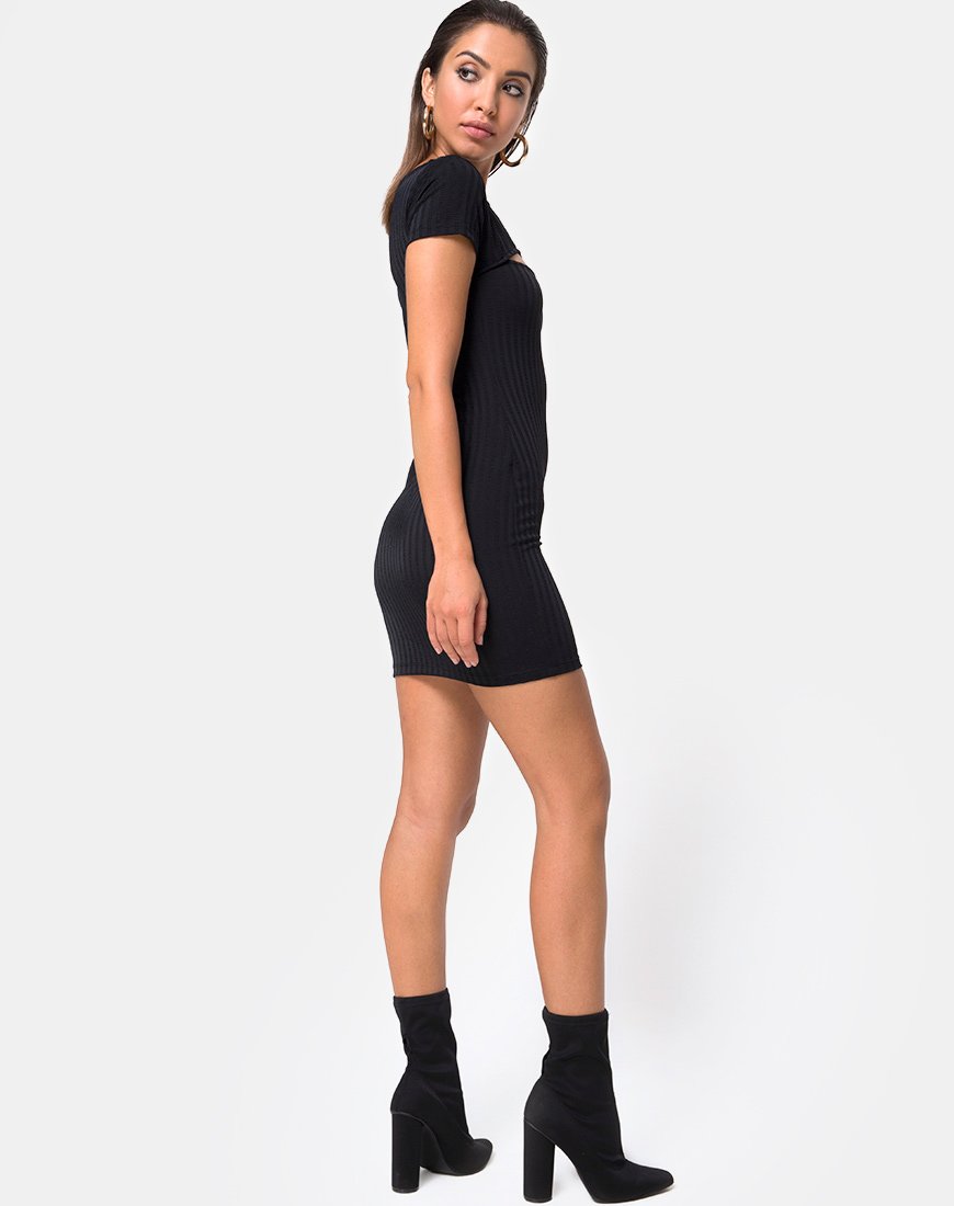 Imagen de Shimmie Bodycon Dress in Black