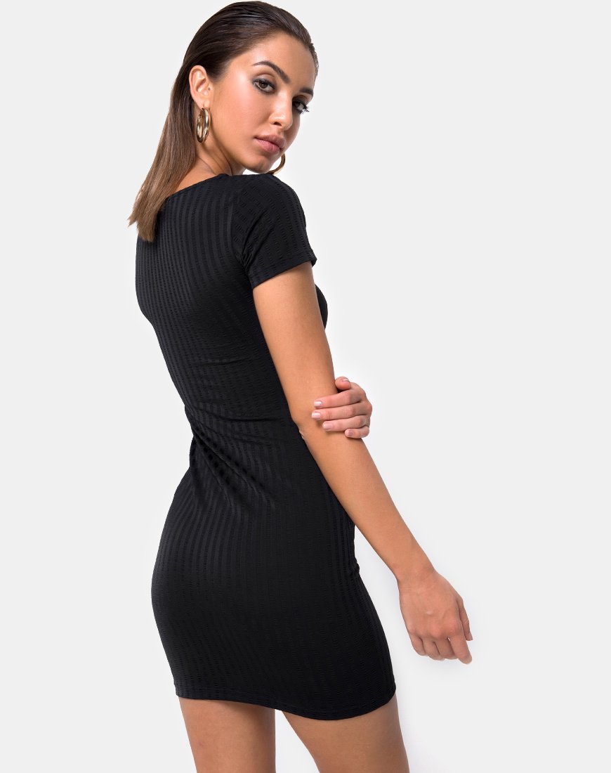 Imagen de Shimmie Bodycon Dress in Black