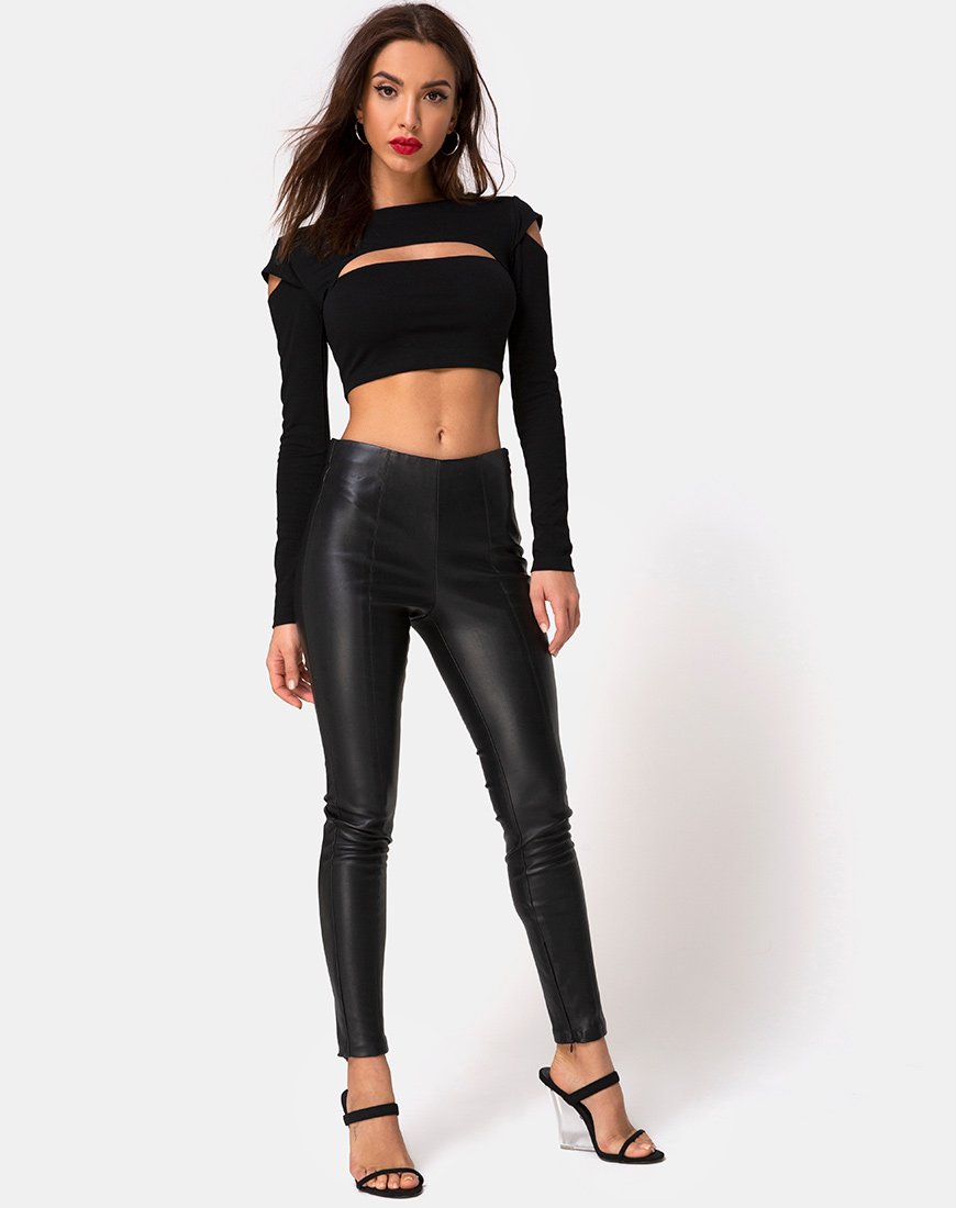 Imagen de Shink Crop Top en negro