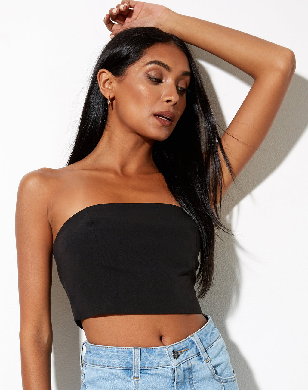 Shoki Bandeau Top Negro