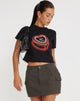 Camiseta Shrunk Tee en negro Bite Me