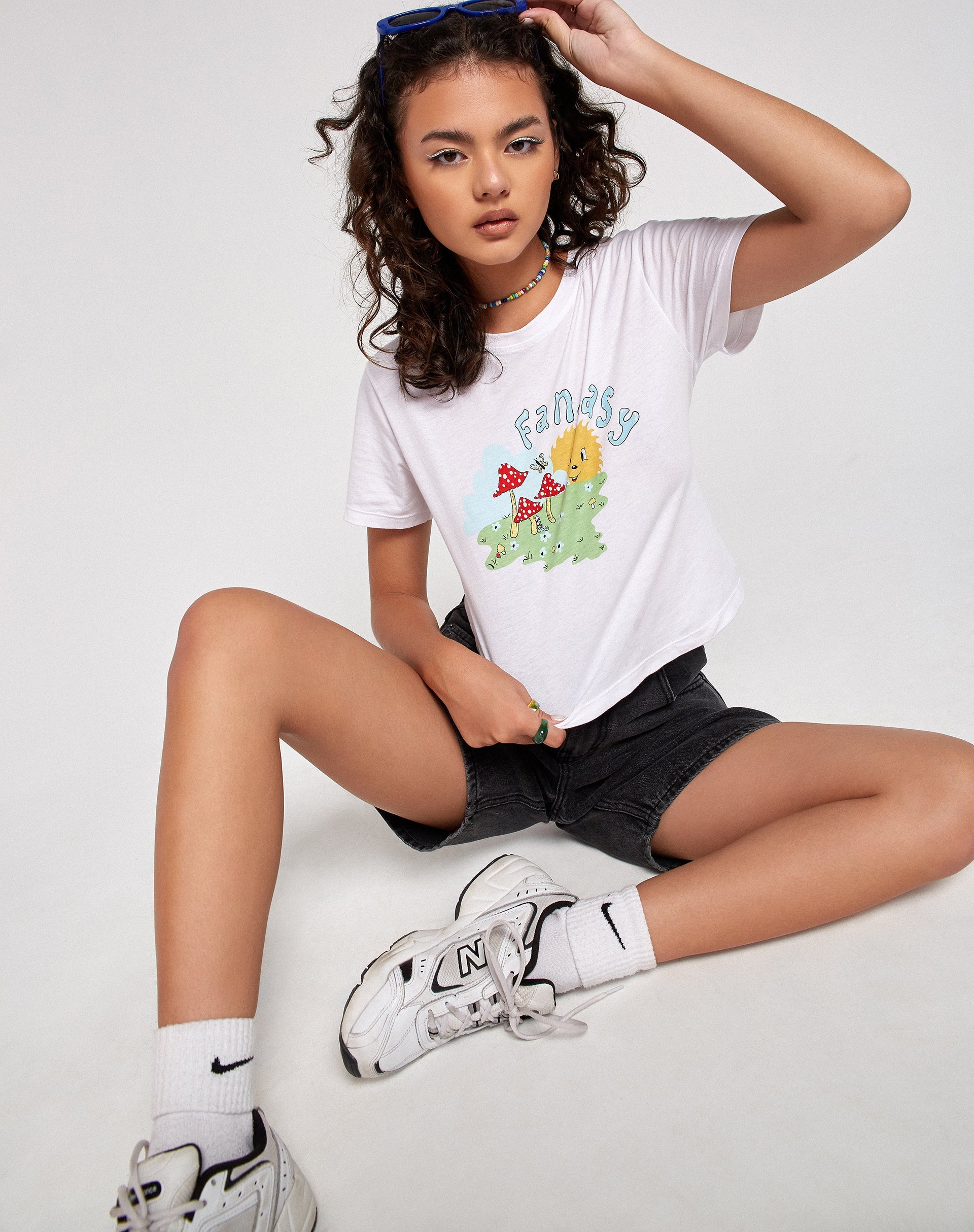 Imagen de Dad Denim Short in Black Wash