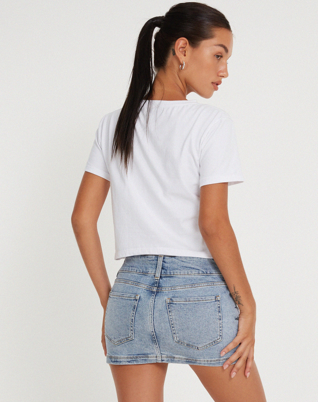 Camiseta encogida en blanco You Give Me The Ick