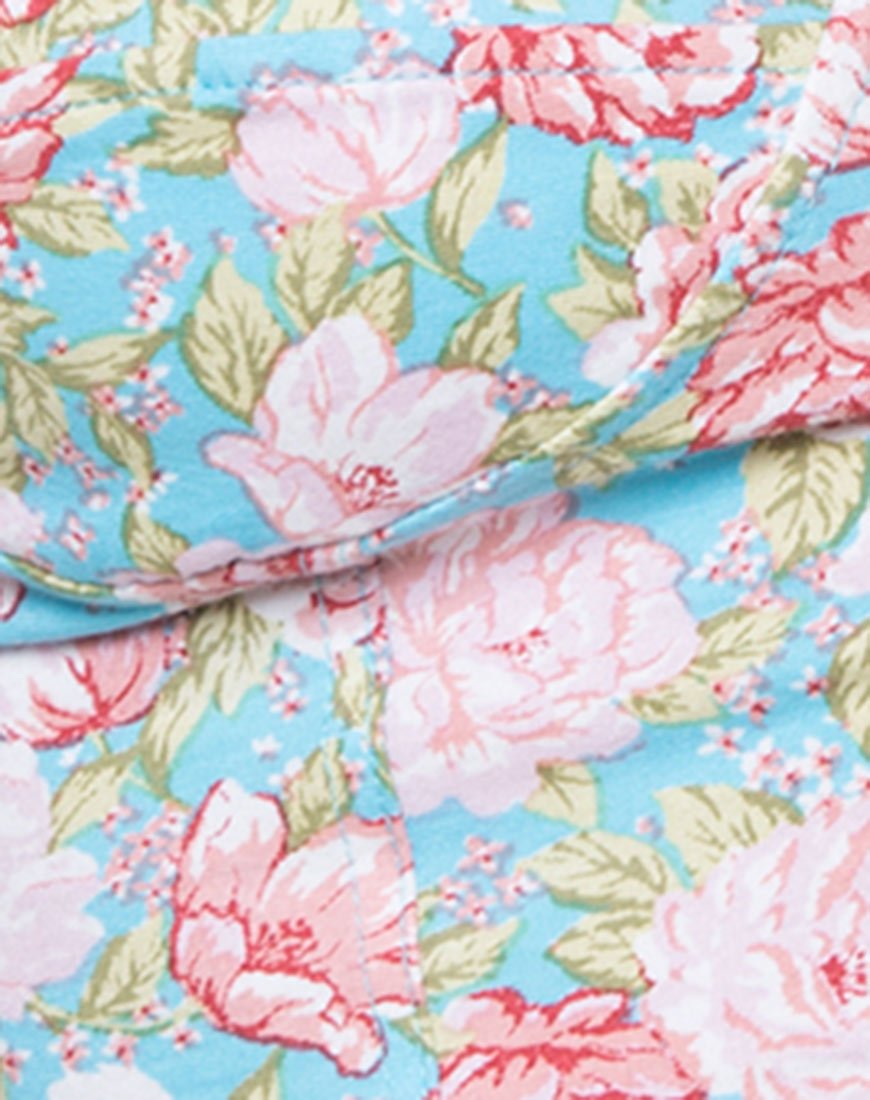 Imagen de Shisui Tube Top en Bloom Floral Base Azul