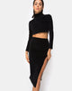 Imagen de Shureen Crop Top en canalé Negro