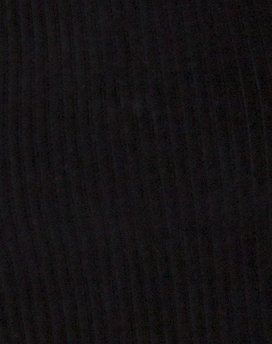 Imagen de Shureen Crop Top en canalé Negro