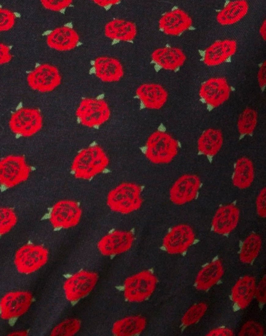 Imagen de Sibel Top en Dotty Rose Negro