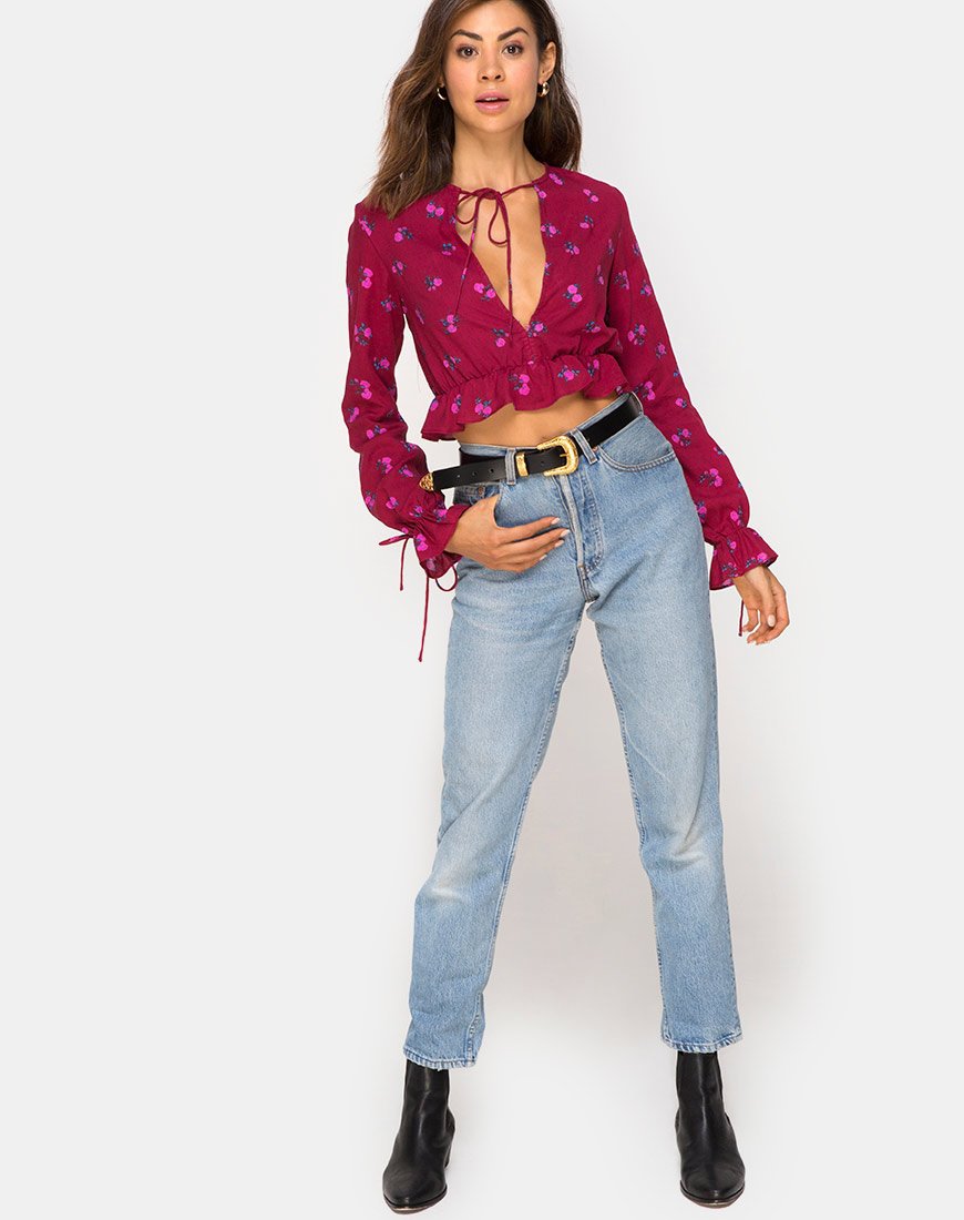 Imagen de Sibel Top Rosa Magenta