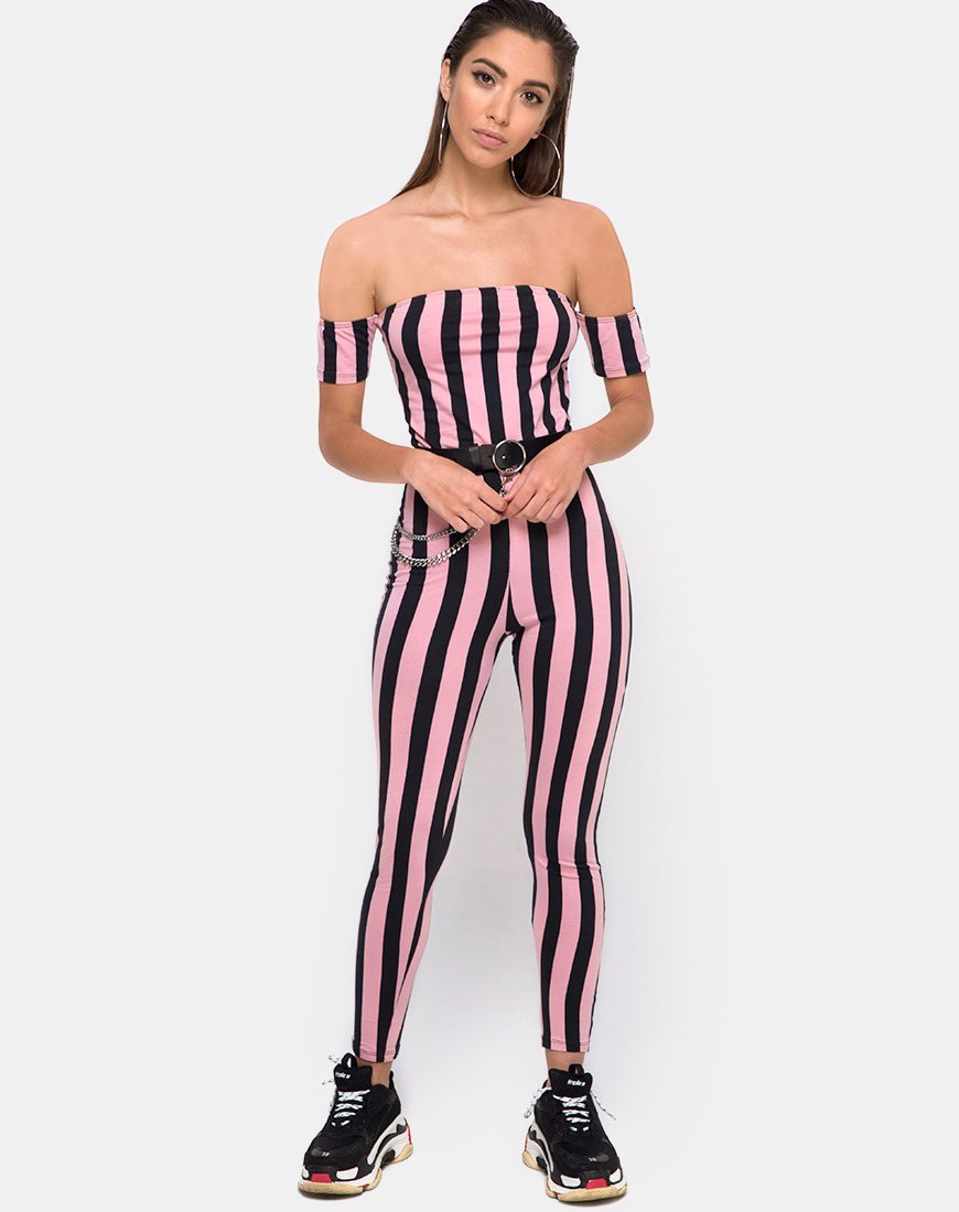 Imagen de Silen Unitard en raya Campbell