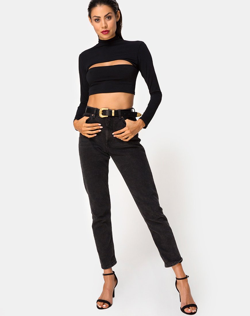 Imagen de Sinex Crop Top en negro