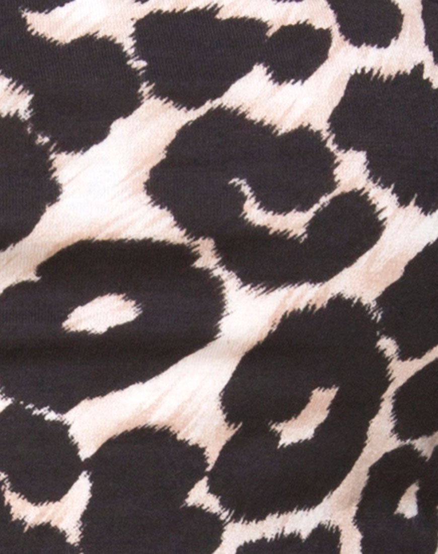 Imagen de Sinex Cutout Crop Top in Oversize Jaguar