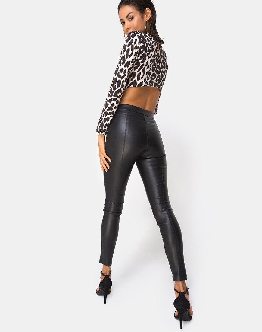 Imagen de Sinex Cutout Crop Top in Oversize Jaguar