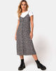 Imagen de Sini Slip Dress in Ditsy Rose Negro