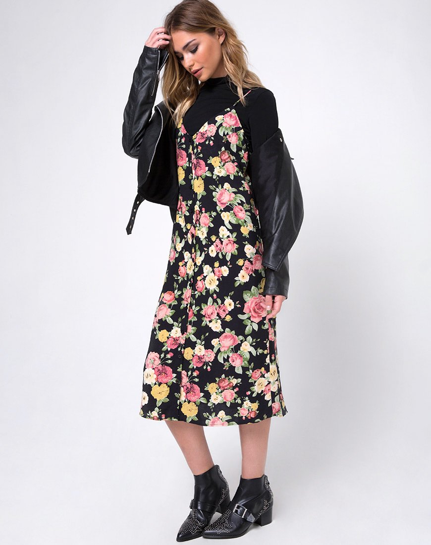 Imagen de Sini Slip Dress in Vintage Bloom