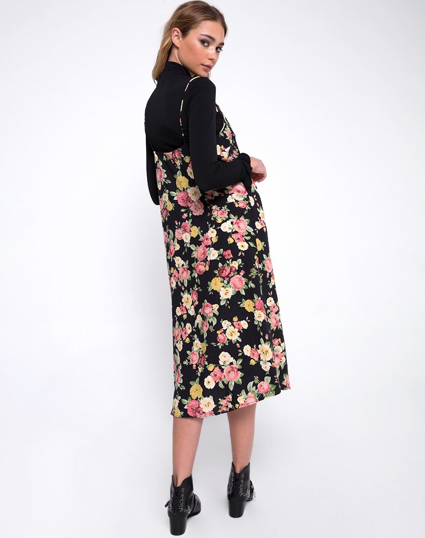 Sini Slip Dress en Vintage Bloom