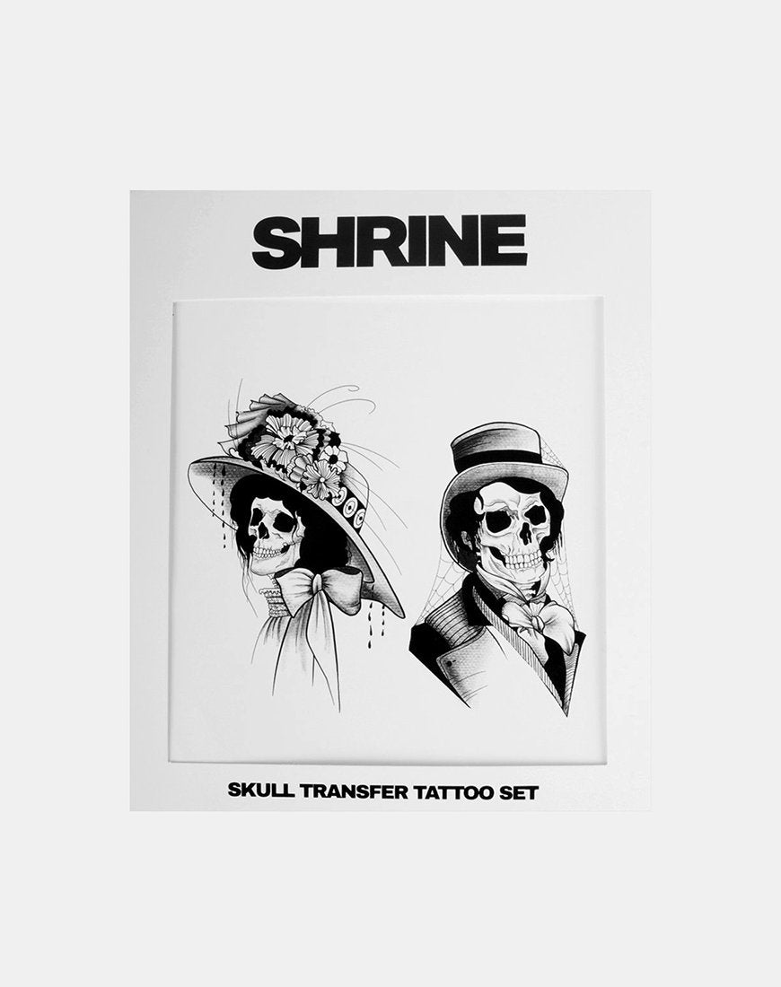 Imagen de Skull Transfer Set en Negro de Shrine