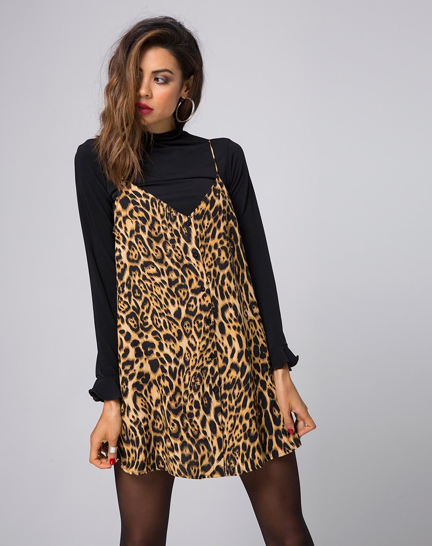 Vestido Sanna en leopardo