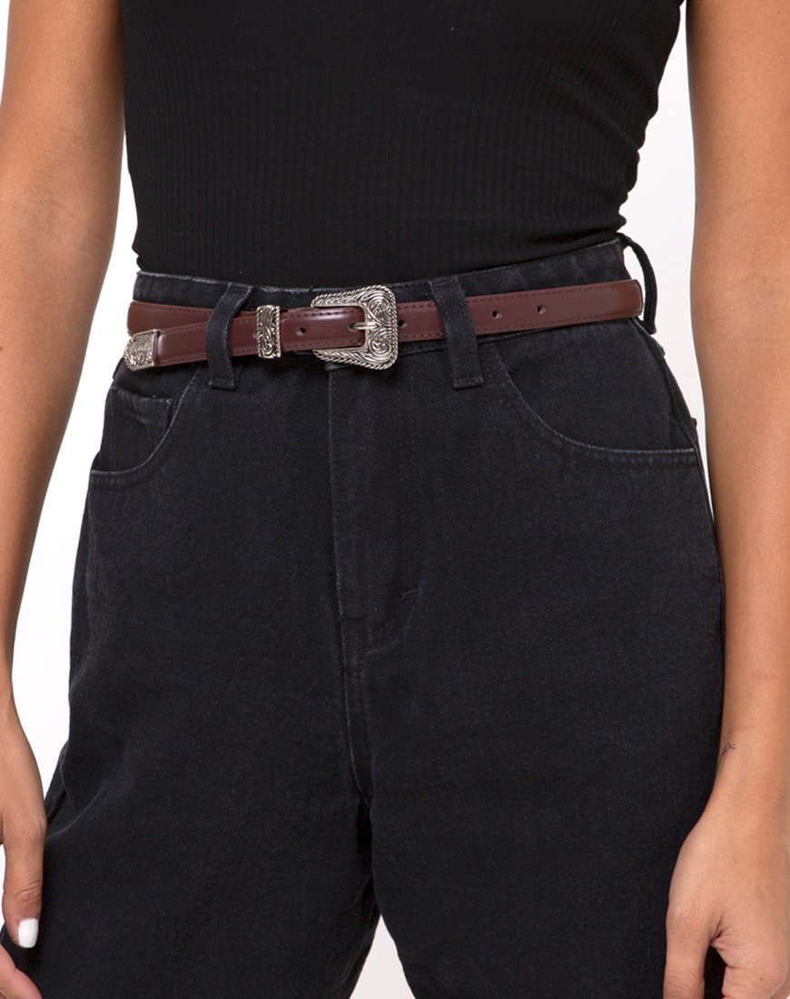 Imagen de Brown Vintage Western Belt