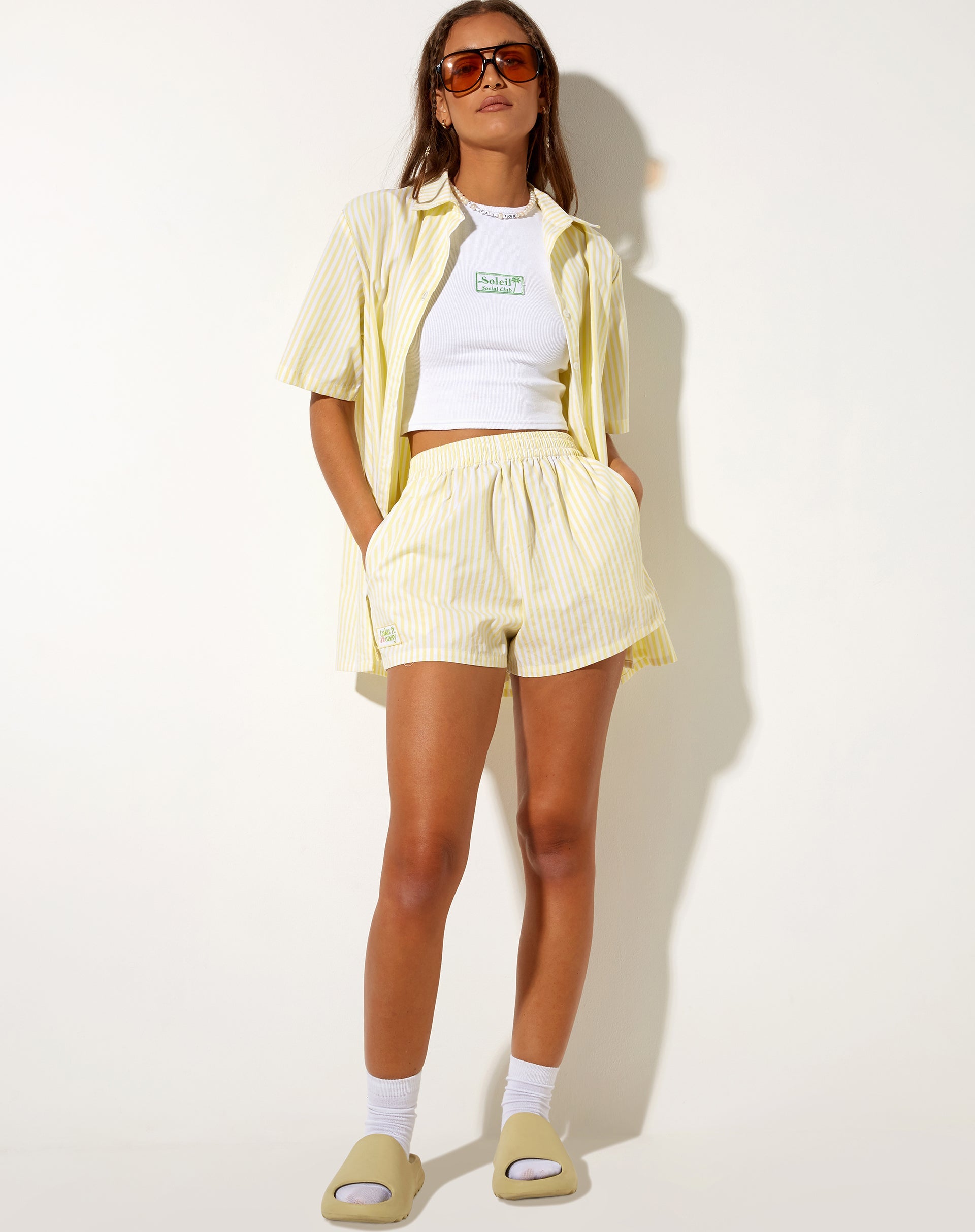 Imagen de Lala Short en amarillo transparente Take It Easy