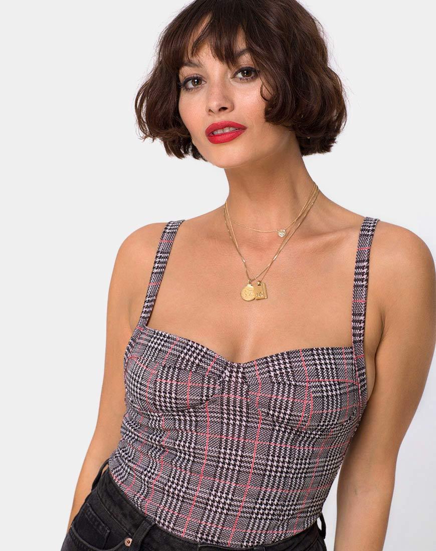 Corpiño Soares en Charles Check Blush