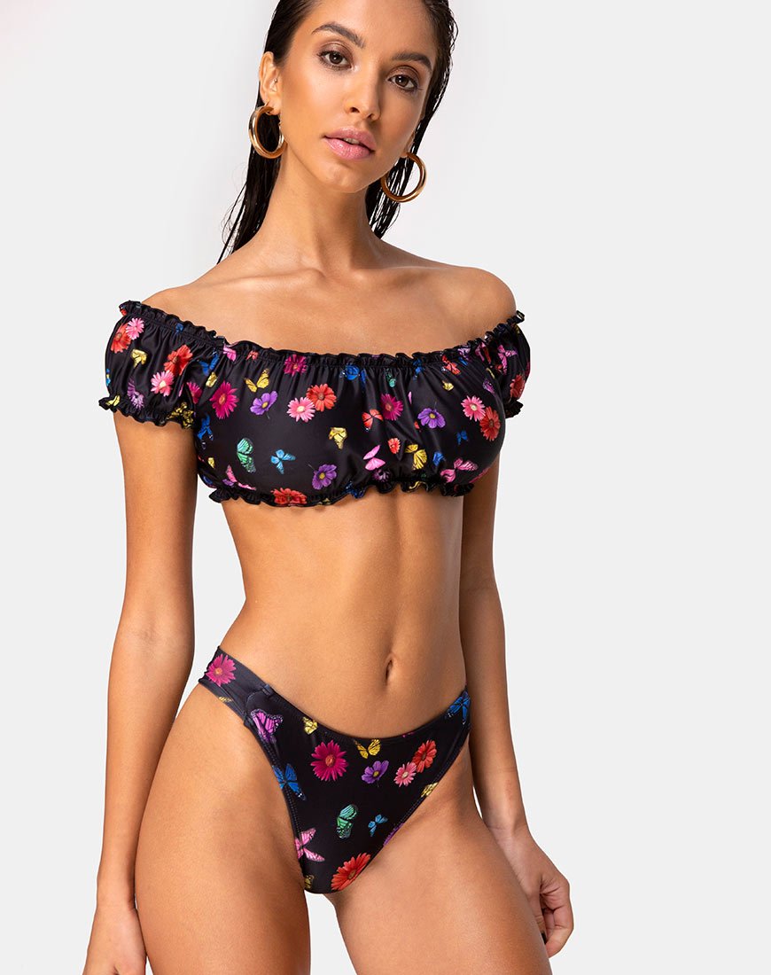 Imagen del sujetador de bikini Sofia en Butterfly Floral