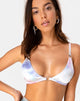 Imagen de Soja Bralet with Silver Ring in Pastel Tie Dye