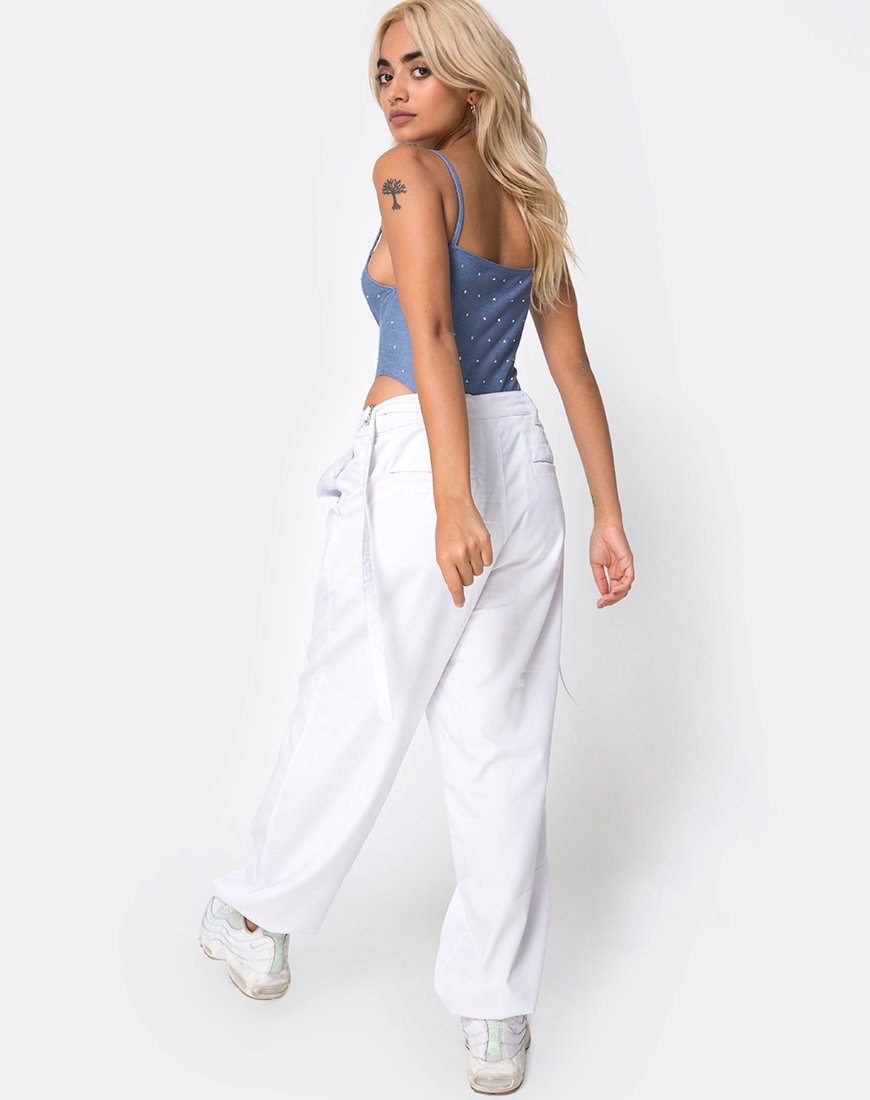 Imagen de Solemo Corpiño en Denim Azul Hot Fix
