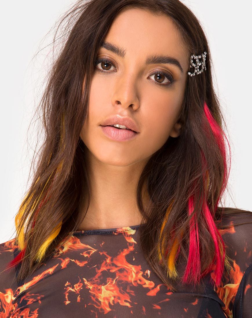 Extensión de pelo en Burnt Flame Orange de The Unicorn Glow