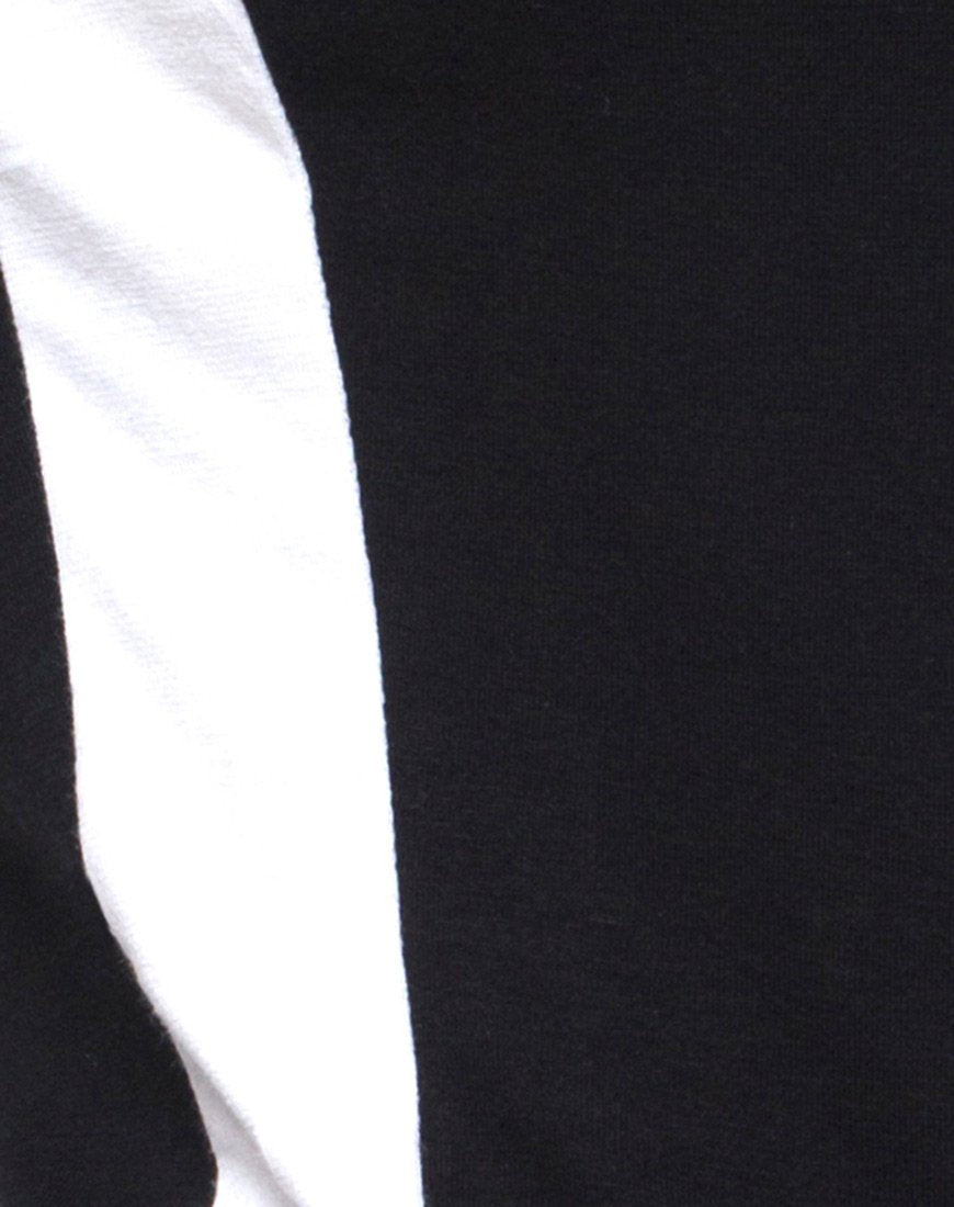 Imagen de Solter Body negro con rayas blancas