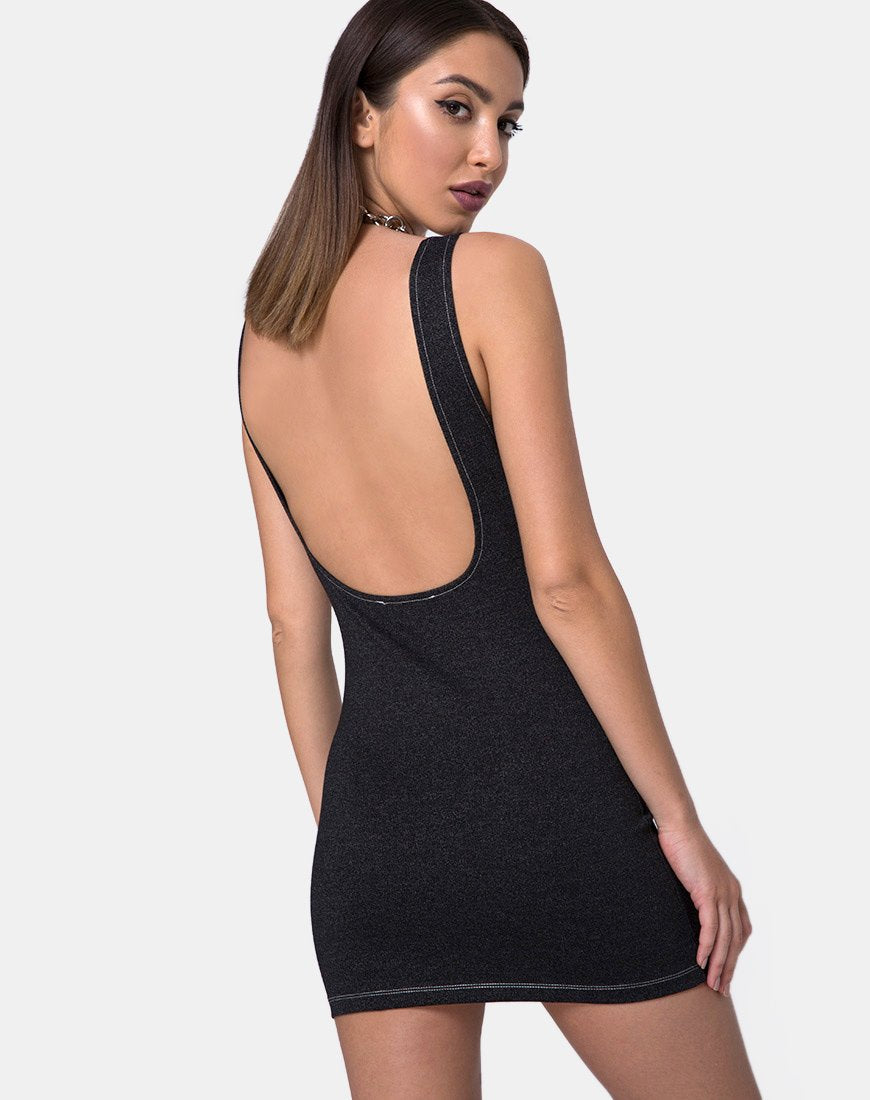 Vestido Spara en denim negro