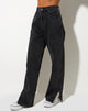 Imagen de Split Parallel Jeans en lavado negro