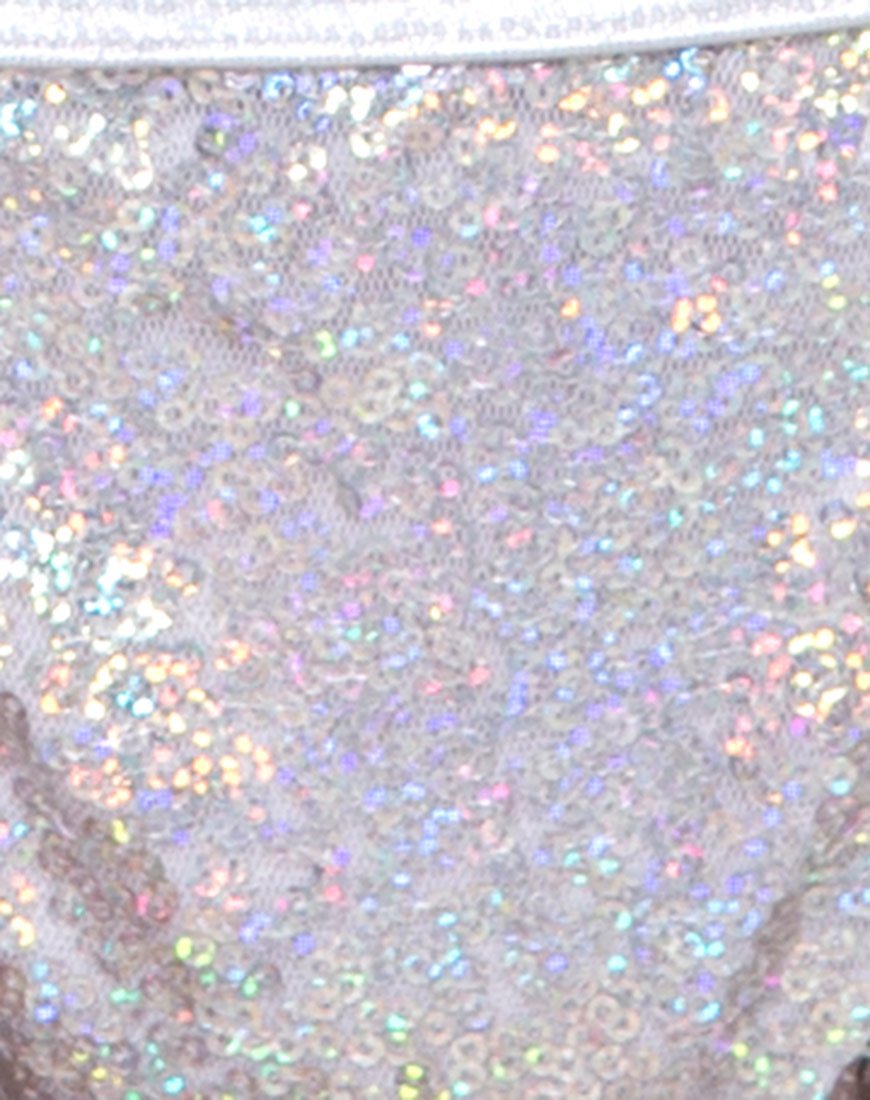 Imagen del sujetador de bikini Sugar Rush de lentejuelas y diamantes brillantes