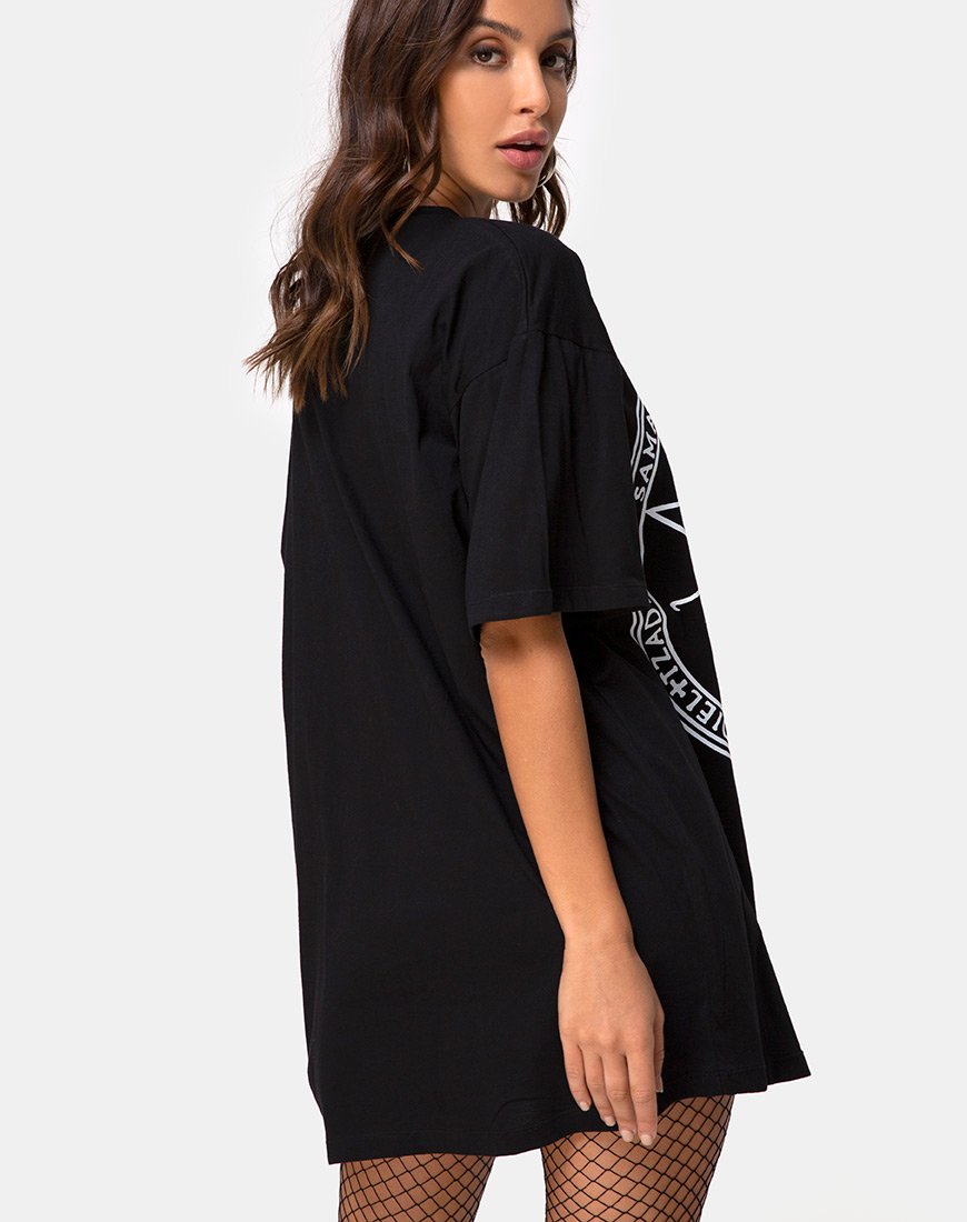 Imagen de Sunny Kiss Tee in Black Devil Trap