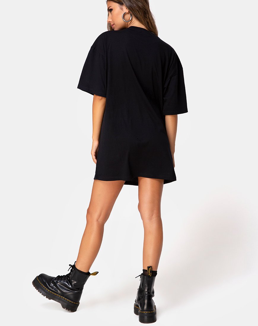Imagen de Sunny Kiss Tee in Black Todos mis huesos